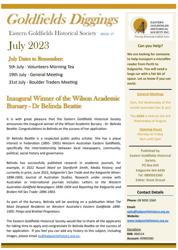 July 2023 Newsletter